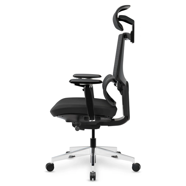 Офісне крісло Mealux S8 Air Fabric Black (HF-S8P F/B) - зображення 3