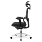 Офісне крісло Mealux S8 Air Fabric Black (HF-S8P F/B) - зменшене зображення 3