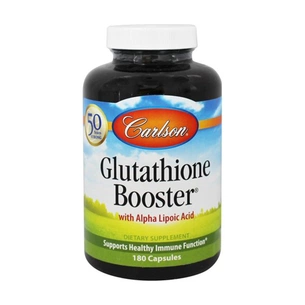 Амінокислота Carlson Підсилювач Глутатіону, Glutathione Booster, 180 капсул (CAR-04852) зображення 1