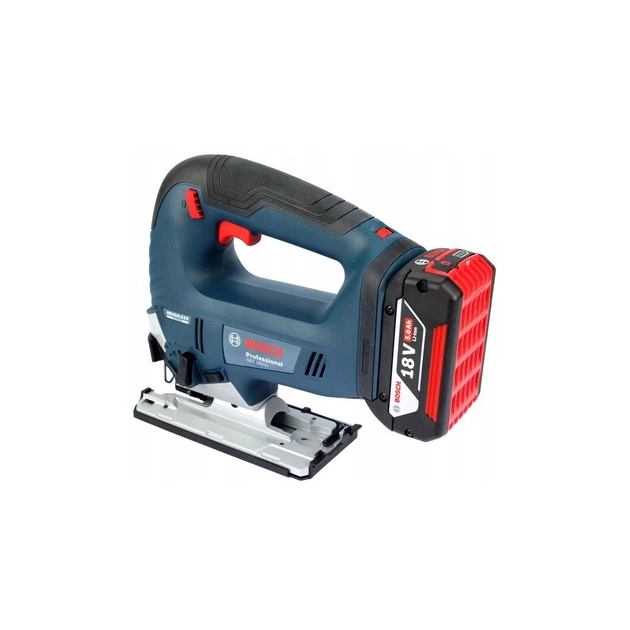 Електролобзик Bosch GST 185-LI, 18В, 4Аг, 0-3500 об/хв, хід 26мм, кейс (0.601.5B3.023) - picture 4