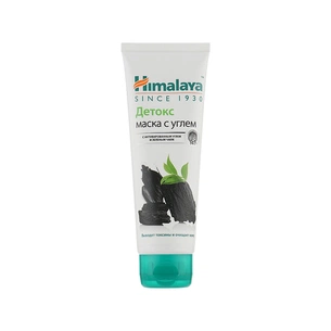 Маска для обличчя Himalaya Herbals Детокс очищуюча з вугіллям і зеленим чаєм 75 мл (6291107222295) зображення 1