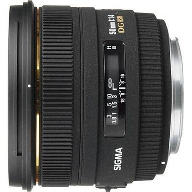 Об'єктив Sigma 50mm f/1.4 EX DC HSM for Nikon (310955) - зображення 1