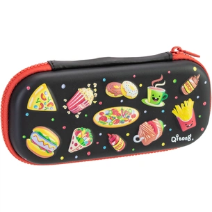 Пенал Cool For School 1 відділення з органайзером (QT-5670-Black) зображення 1