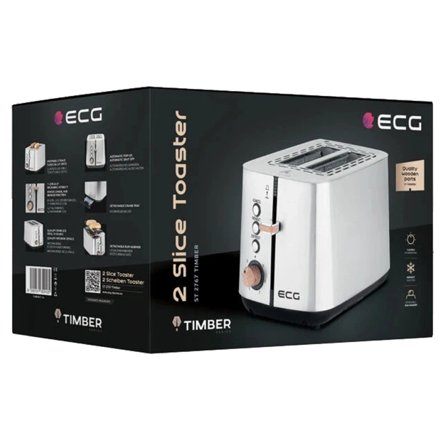 Тостер ECG ST 2767 Timber - picture 12