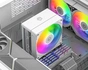 Кулер процесорний ID-Cooling SE-214-XT V2 ARGB White - зменшене зображення 12
