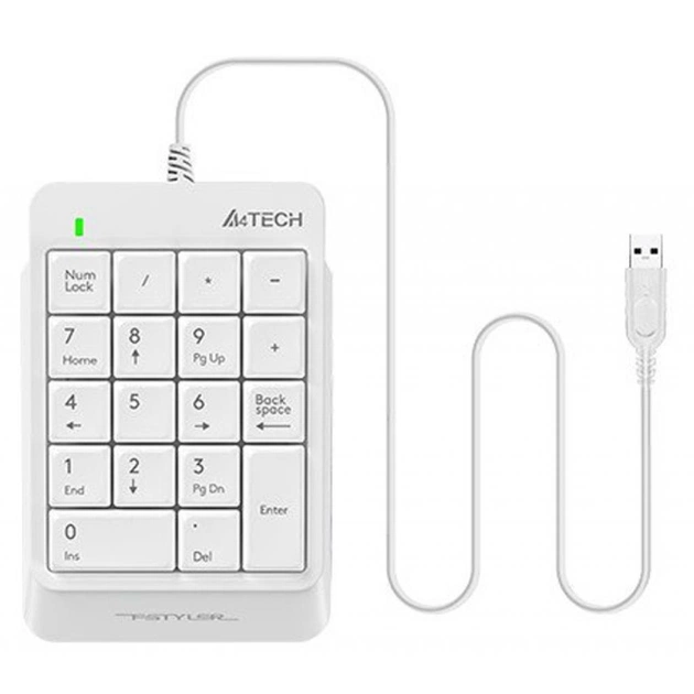 Клавіатура A4Tech FK13P White (4711421953450) - зображення 1