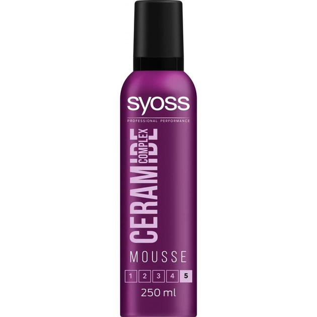 Мус для волосся Syoss Ceramide Complex (фіксація 5) 250 мл (4015001013887) - изображение 1