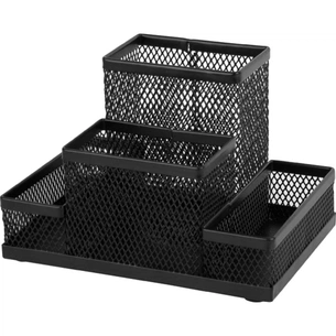 Підставка для дрібниць Axent 155x103x100мм, wire mesh, black (2117-01-A) зображення 1
