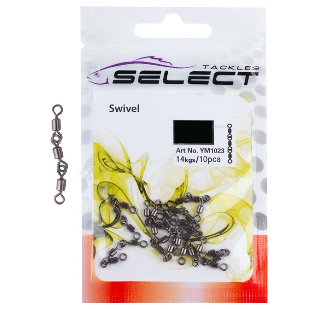 Вертлюг Select YM1023 потрійний size 10 10шт/уп (1870.24.22) - зображення 1