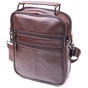 Сумка Vintage Чоловіча з ручкою шкіряна Коричнева (21276) - зменшене зображення 2