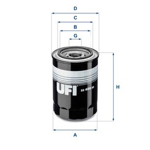 Фільтр масляний UFI 23.486.00 зображення 1