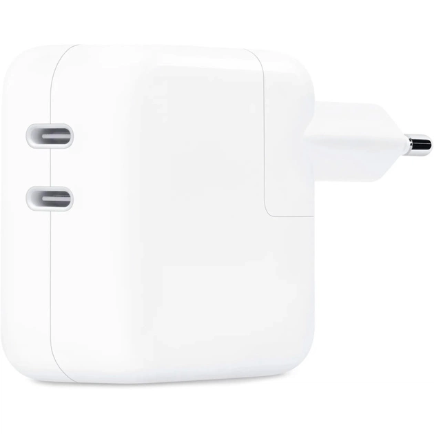 Зарядное устройство Apple 35W Dual USB-C Power Adapter Model A2676 (MW2K3ZM/A) - изображение 1