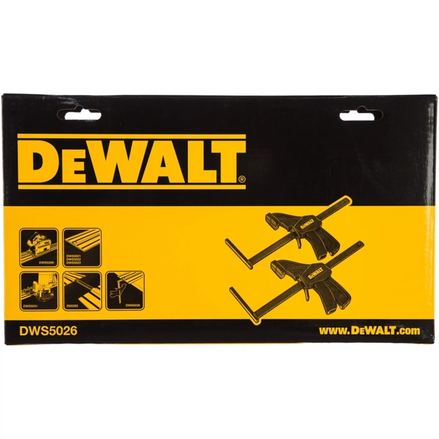 Струбцина DeWALT для направляючих шин DWS5021/DWS5022/DWS5023, 2 шт (DWS5026) - picture 7