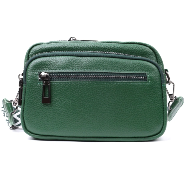 Сумка Vintage З натуральної шкіри Зелена (22639) - зображення 5