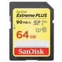 Карта пам'яті SanDisk 64GB SDXC class 10 UHS-I U3 4K Extreme Plus (SDSDXWF-064G-GNCIN) - зменшене зображення 1