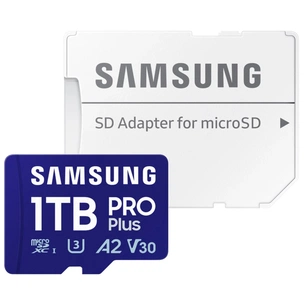 Карта пам'яті Samsung 1TB microSDXC class 10 UHS-I U3 V30 A2 Pro Plus (MB-MD1T0SA/EU) изображение 1