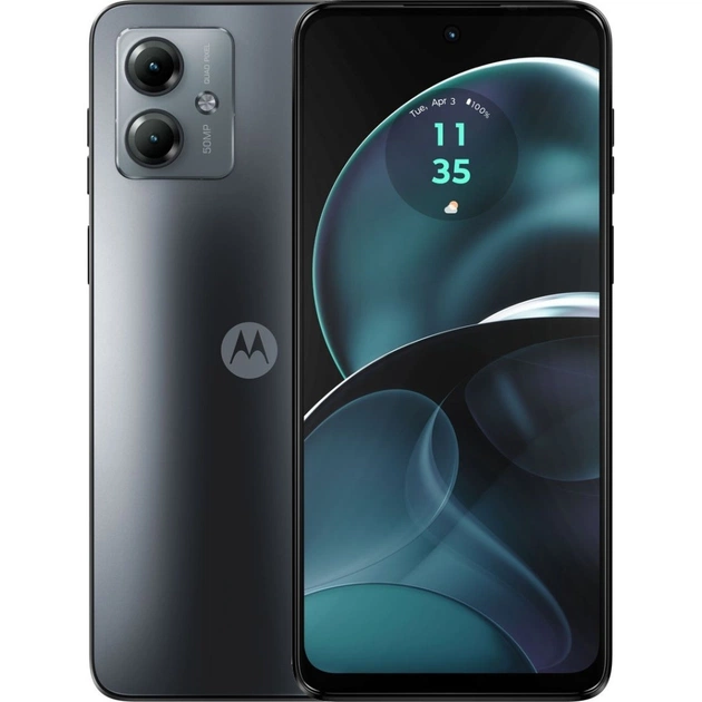 Мобільний телефон Motorola G14 8/256GB Steel Grey (PAYF0039RS) - зображення 1