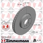 Гальмівний диск ZIMMERMANN 150.3449.20 - зменшене зображення 1