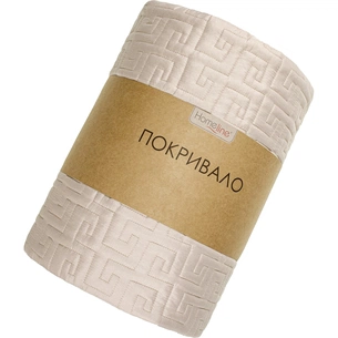 Покривало Home Line стьобане (темно-бежевий) 160х210 (182153) зображення 1
