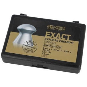 Пульки JSB Exact Express Premium, 4,52 мм , 0,51 г, 200 шт/уп (10257-200) зображення 1
