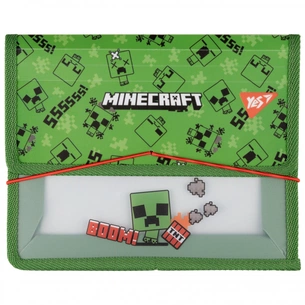 Папка для зошитів Yes В5 на резинці пластикова Minecraft Creeper (492208) зображення 1