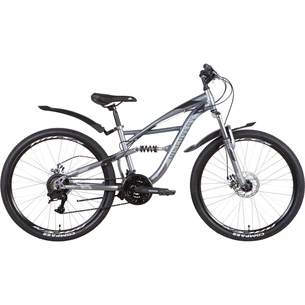 Велосипед Discovery 26" Tron AM2 DD рама-15" 2022 Grey/Black (OPS-DIS-26-508) зображення 1
