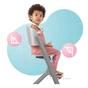 Стілець для годування Kinderkraft з шезлонгом Igee Calmee Cloudy Grey (5902533919109) - зменшене зображення 11