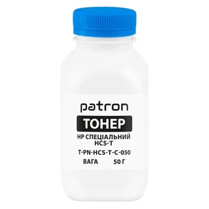 Тонер HP HCS-T, 50 г, cyan Patron (PN-HCS-T-C-050) зображення 1