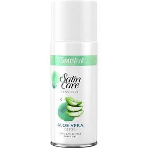 Гель для гоління Satin Care Sensitive для чутливої шкіри 75 мл (7702018550708) зображення 1
