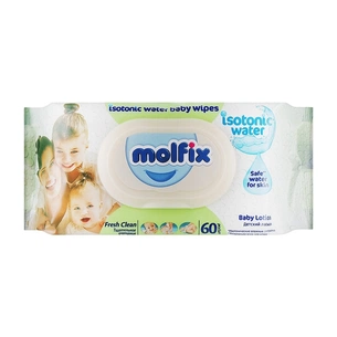 Дитячі вологі серветки Molfix Чиста свіжість 60 шт. (8690536855100) зображення 1