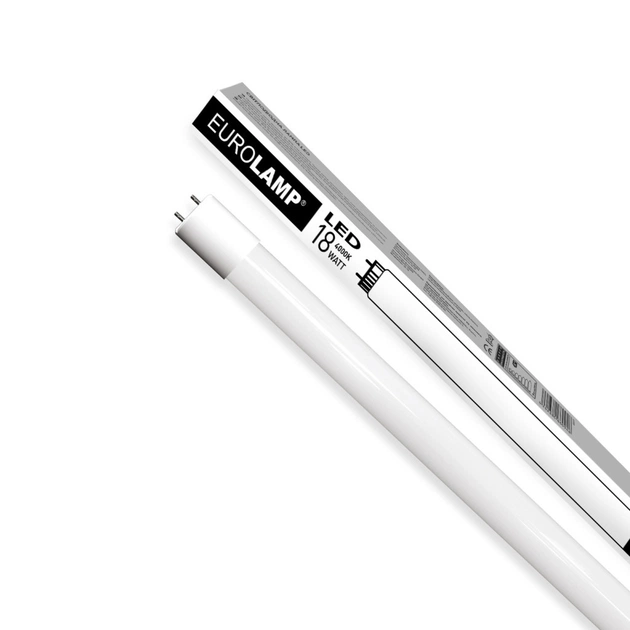 Лампочка Eurolamp T8 скло 18W 6500K (LED-T8-18W/6500(OS)) - зображення 1