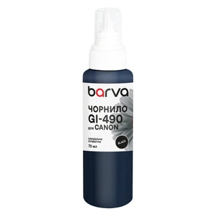 Чорнило Barva Canon GI-490 70 мл, special, pigmented, black (G490-507e) зображення 1