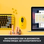 Клавіатура Logitech POP Keys Wireless Mechanical Keyboard Blast Yellow (920-010716) - зменшене зображення 3