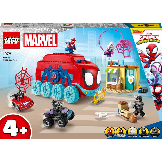 Конструктор LEGO Marvel Мобільна штаб-квартира команди Павука 187 деталей (10791) - зображення 1