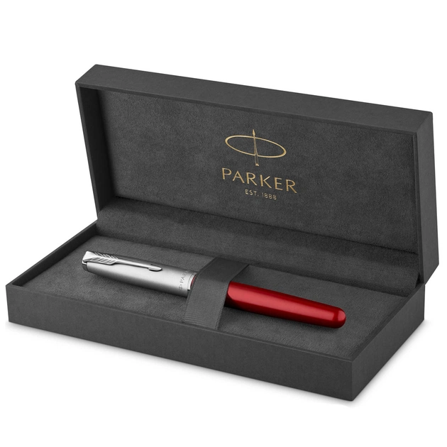 Ручка пір'яна Parker SONNET 17 Essentials Metal Red Lacquer CT FP F (83 611) - изображение 5