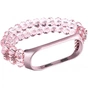 Ремінець до фітнес браслета XoKo Decorative для Xiaomi Mi Band 3/4 Pink (XK-XM-NG-Pink) - зменшене зображення 2