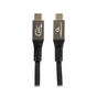 Кабель Cablexpert USB Type-C - USB Type-C (M/М), 240 Вт, 1 м, чорний (CCBP-USB4.2-CMCM240-1M) - зменшене зображення 1