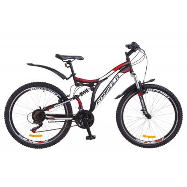 Велосипед Formula 26" SAFARI 2018 AM2 14G Vbr рама-18" St чорно-червоний (OPS-FR-26-244) - изображение 1
