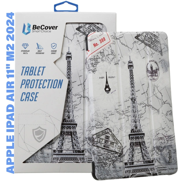 Чохол до планшета BeCover Smart Case Apple iPad Air 11" M2/M3 (2024/2025) Paris (711608) - зображення 1
