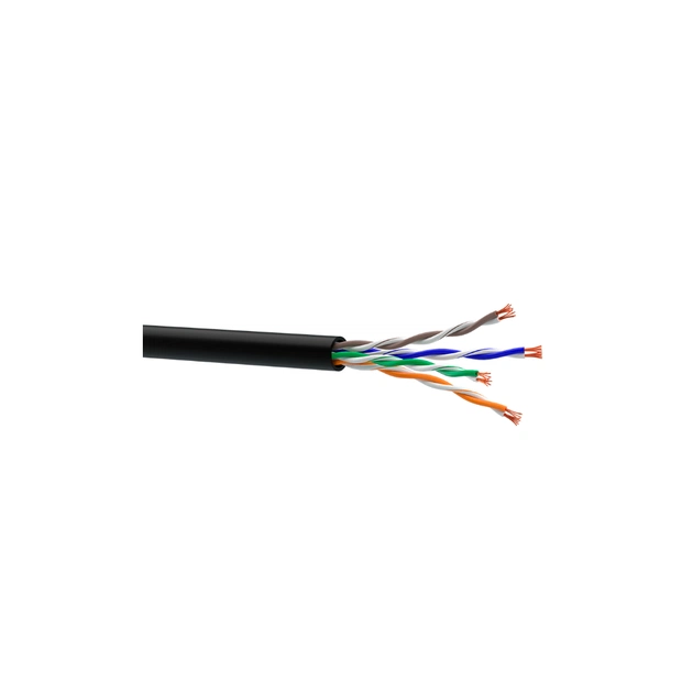 Кабель сетевой OK-Net UTP 305м cat.5e патч внешний (U/UTP-cat.5E-SL patch) (КГПП-ВП (100) 4*2*AWG26/7) - изображение 1