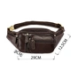 Сумка Vintage Поясна об'ємна чоловіча Коричнева (14860) - зменшене зображення 3