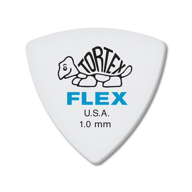 Медиатор Jim Dunlop Tortex Flex Triangle Pick 1.0mm 6 шт. (456P1.0) - изображение 1