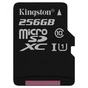 Карта пам'яті Kingston 256GB microSDXC Class 10 UHS-I (SDC10G2/256GBSP) - зменшене зображення 1