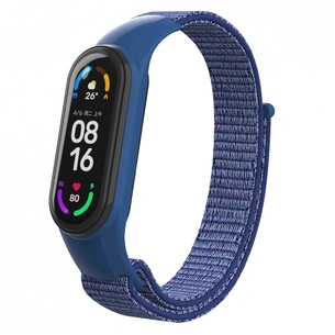Ремінець до фітнес браслета Armorstandart нейлоновий для Xiaomi Mi Band 7/6/5/4 Blue (ARM67841) зображення 1