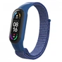 Ремінець до фітнес браслета Armorstandart нейлоновий для Xiaomi Mi Band 7/6/5/4 Blue (ARM67841) - зменшене зображення 1