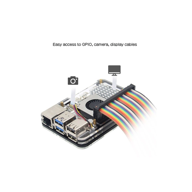 Корпус для Мікро ПК KUONGSHUN for Raspberry Pi 5 (RA797) - picture 4