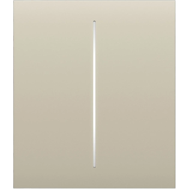 Накладна панель Ajax CenterButton 2-gang/ivory - picture 1