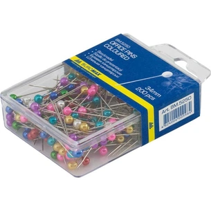 Кнопки Buromax office pins coloured, 200шт (BM.5250) зображення 1