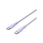 Дата кабель USB-C to USB-C 1.0m OnWire 60CL C-C 60W COLOR Braided 1m Purple Canyon (CND-CCAP60AB10PU) - зменшене зображення 2