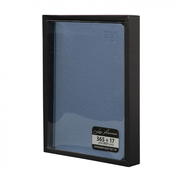 Тижневик Leo planner А5 датований 2026 "Vitto", м‘який, блакитний, 368 сторінок (252644) - picture 12
